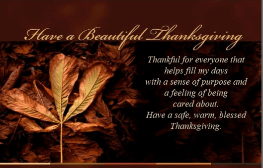 BEING THANKFUL!!